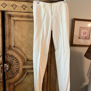 Dolce and Gabbana ivory pants. Size 2